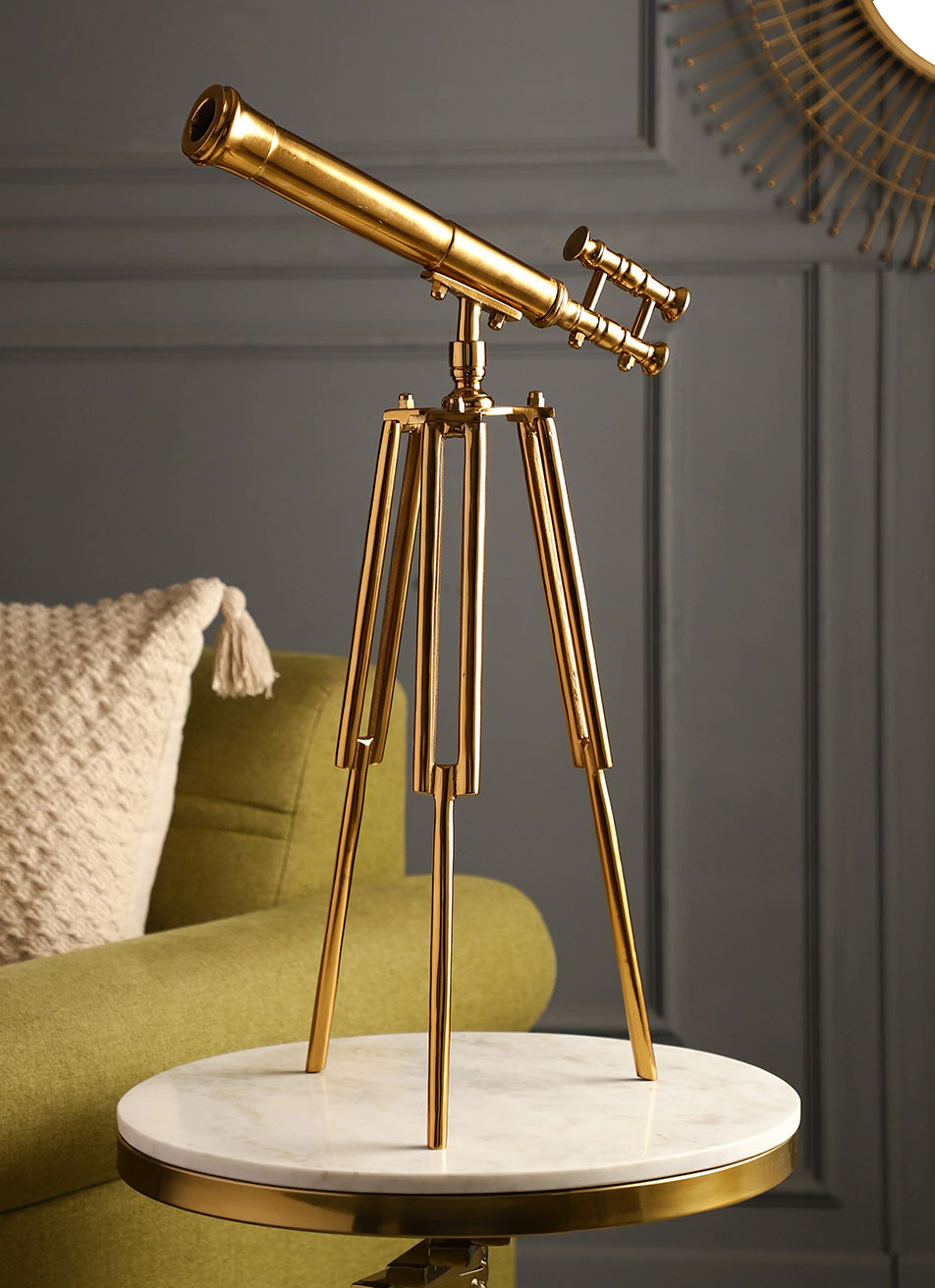 Hailey Oversized Decorative Telescope